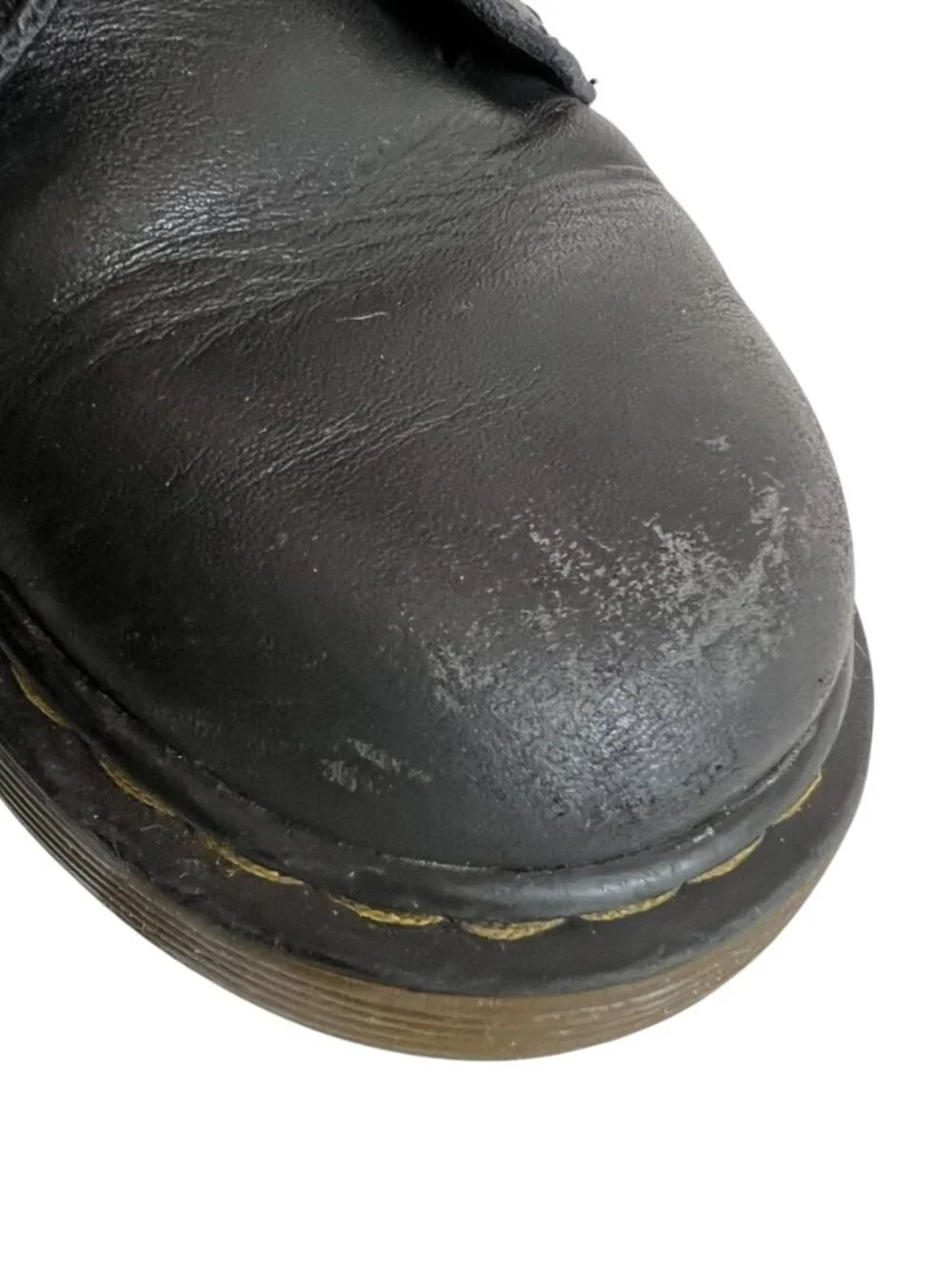 Dr Martens Boots 1460 J black leather zip up kids size 1 combat docs